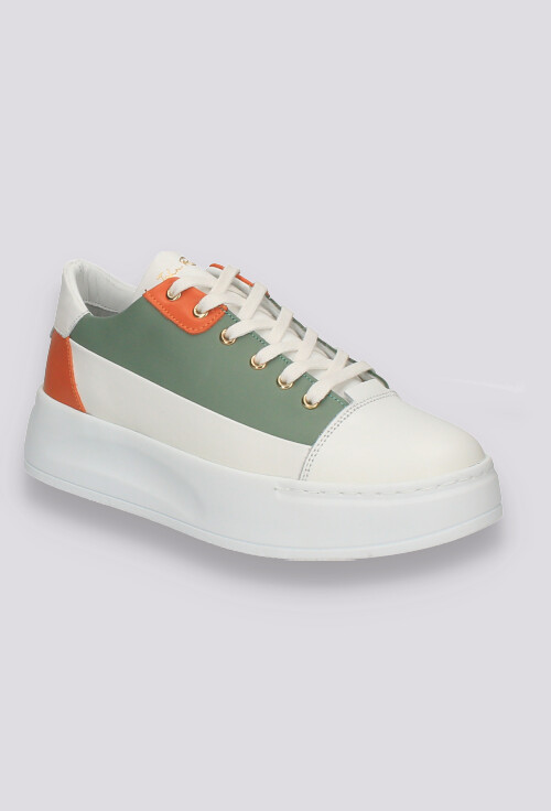 Pantofi Irish multicolori din piele naturală