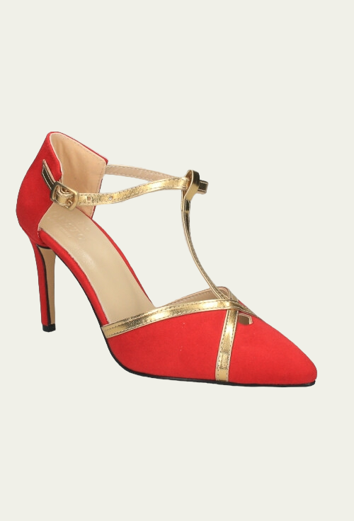 Pantofi IULIA roșii